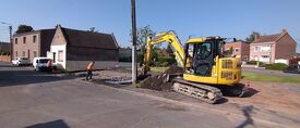 Travaux d'aménagement nouveau parking