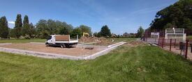 Travaux création Skate park
