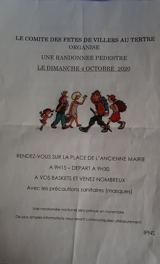 Descriptif de la Randonnée pédestre