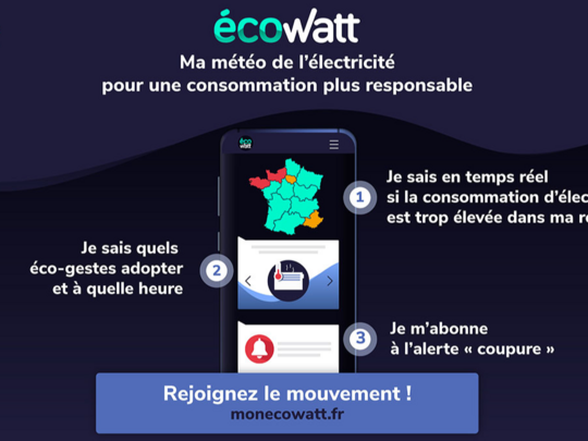 Photo informations sur l'EcoWatt