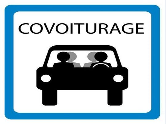 Panneau covoiturage